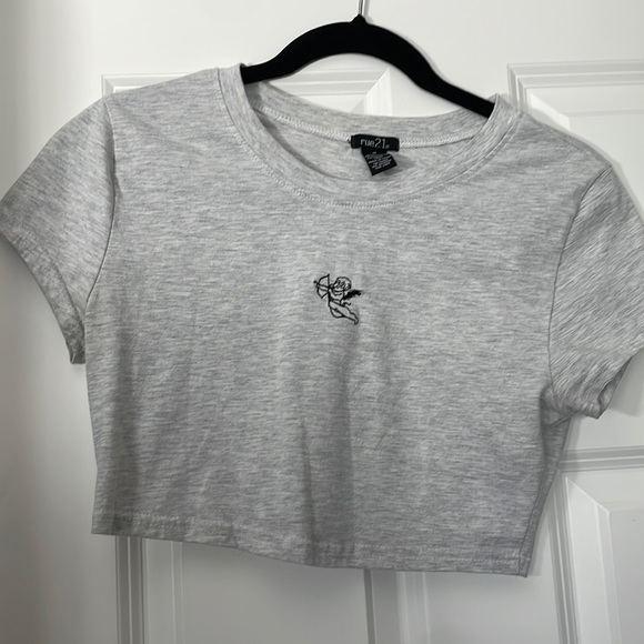 Cupid embroidered crop top - Picture 1 of 2